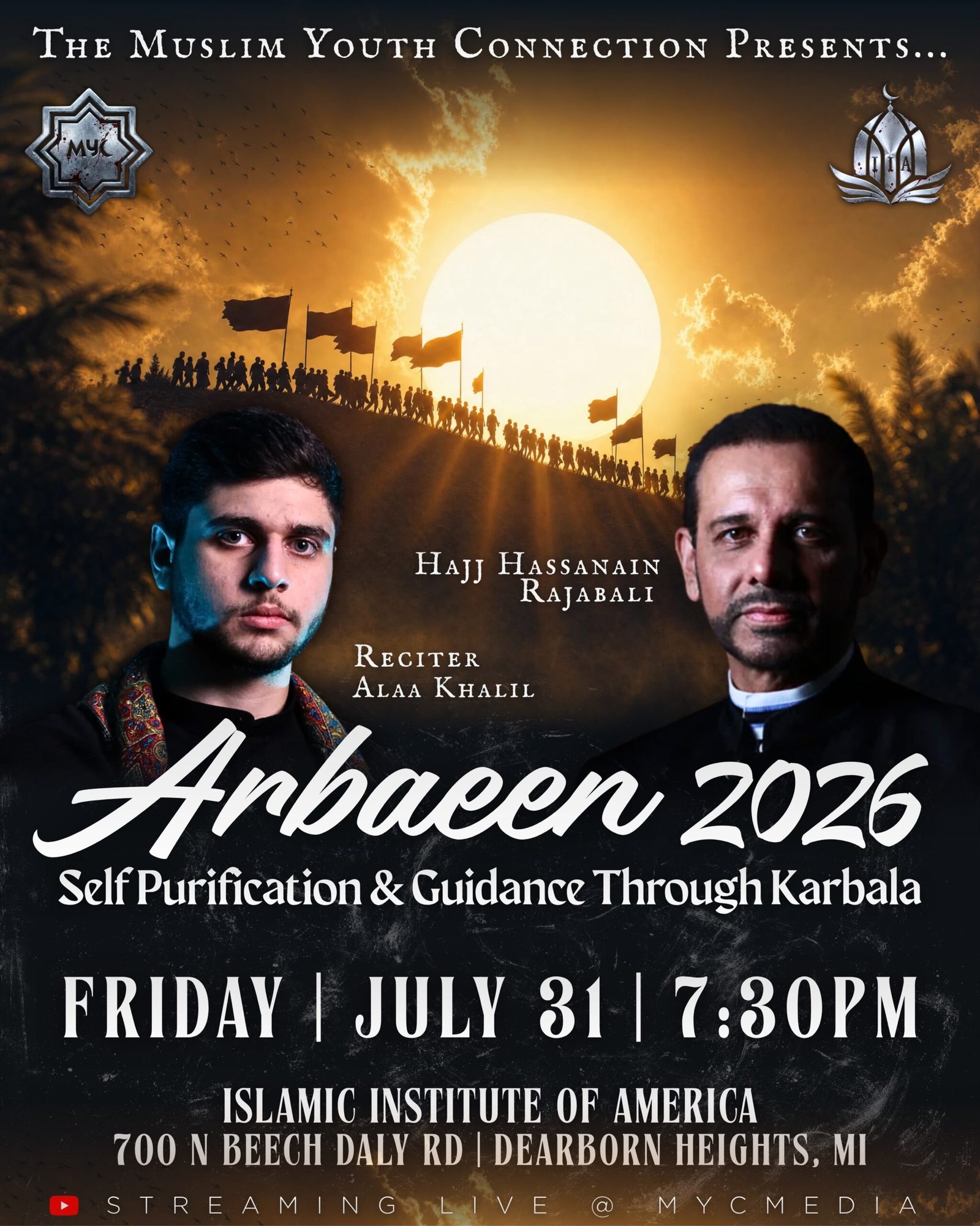 MYC Arbaeen 2026: Self Purification & Guidance Through Karbala