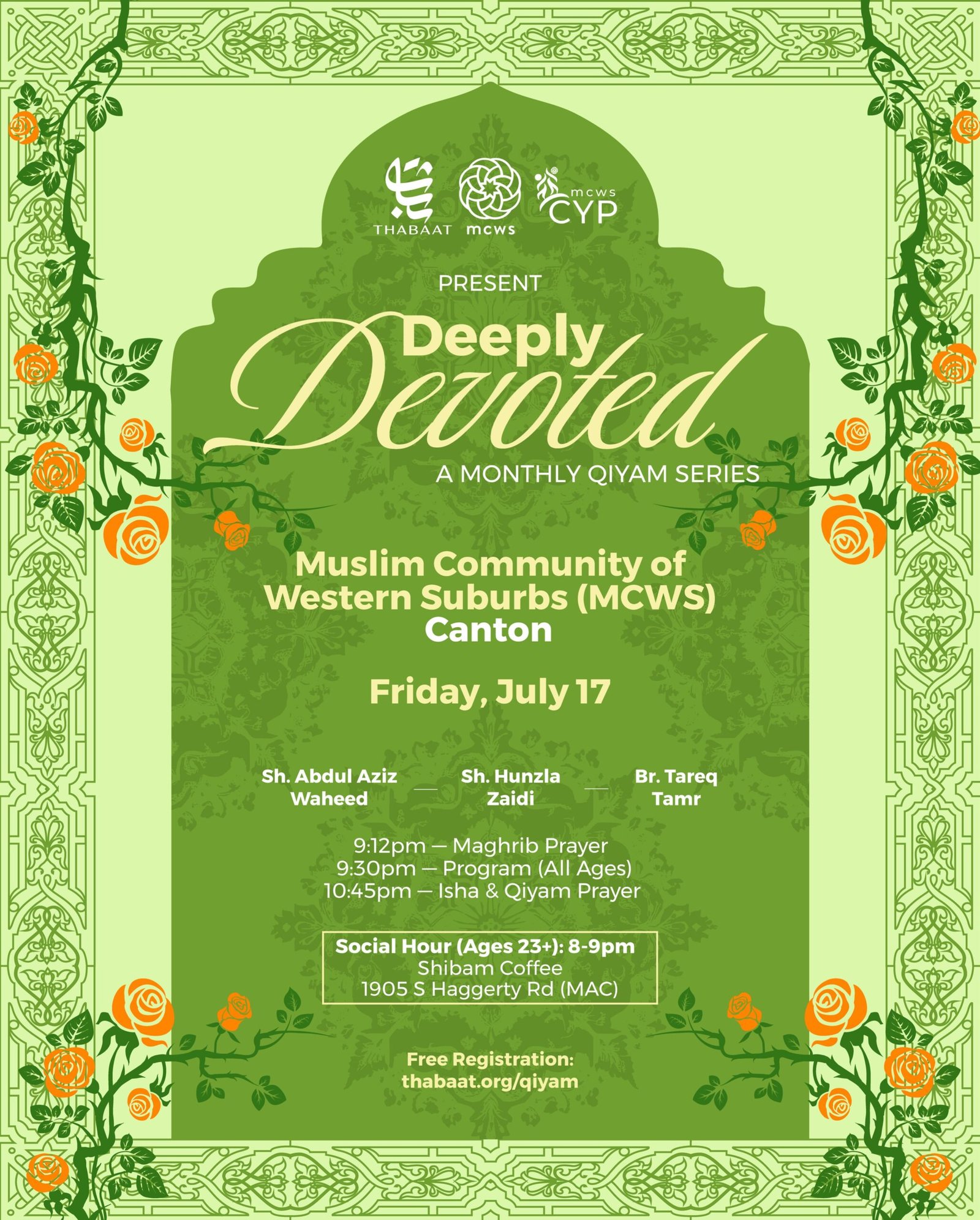 Deeply Devoted Qiyam Series - Social Hour